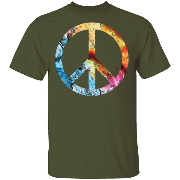Peace Symbol copy T-Shirt CustomCat