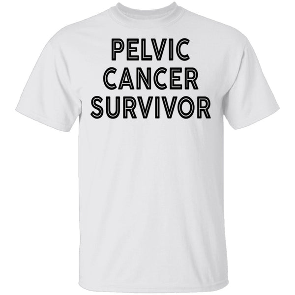 Pelvic Cancer Survivor T-Shirt CustomCat