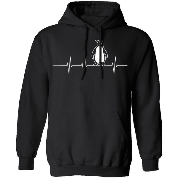 Penguin Heartbeat T-Shirt CustomCat