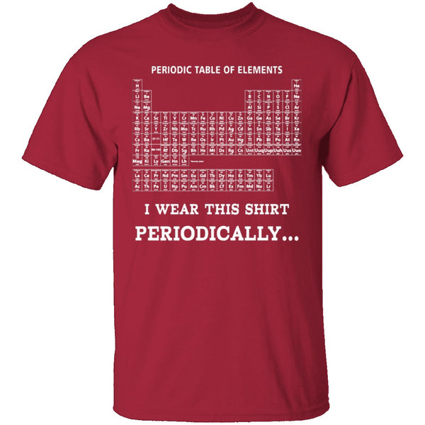 Periodic Table T-Shirt CustomCat