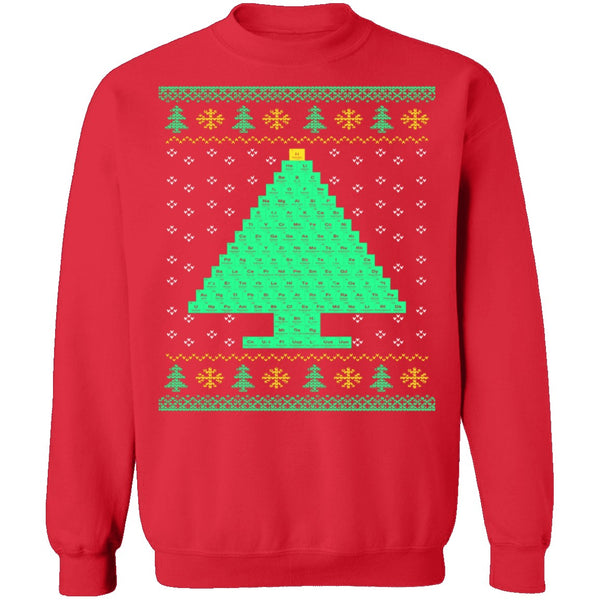 Periodic Table Ugly Christmas Sweater CustomCat