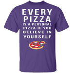 Personal Pizza T-Shirt CustomCat