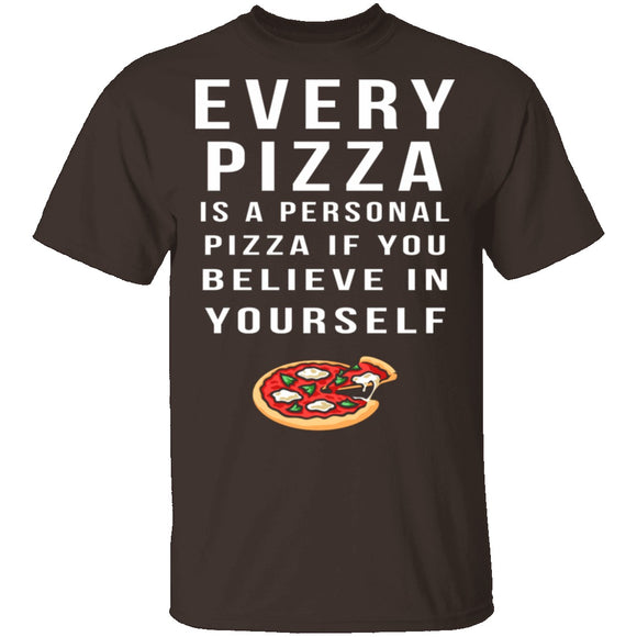 Personal Pizza T-Shirt CustomCat