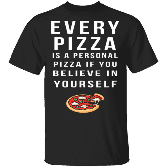 Personal Pizza T-Shirt CustomCat