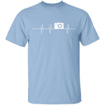 Photographer Heartbeat T-Shirt CustomCat