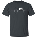 Photographer Heartbeat T-Shirt CustomCat
