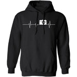 Photographer Heartbeat T-Shirt CustomCat