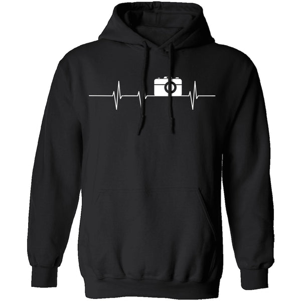 Photographer Heartbeat T-Shirt CustomCat