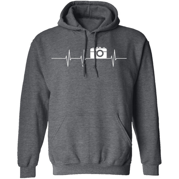 Photographer Heartbeat T-Shirt CustomCat