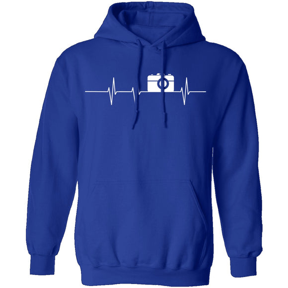 Photographer Heartbeat T-Shirt CustomCat