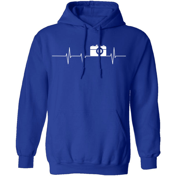 Photographer Heartbeat T-Shirt CustomCat