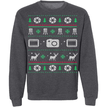 Photography Ugly Christmas Sweater CustomCat