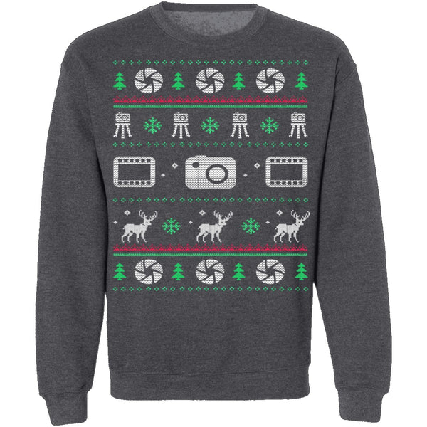 Photography Ugly Christmas Sweater CustomCat