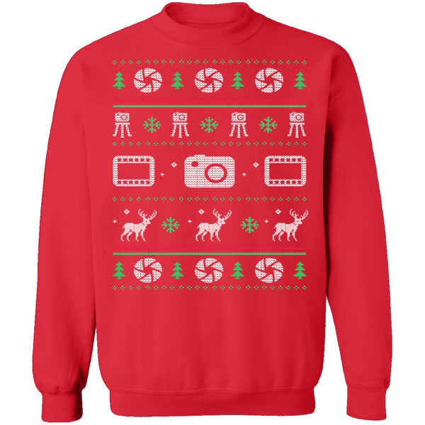 Photography Ugly Christmas Sweater CustomCat