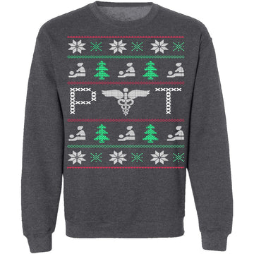 Physical Therapist Ugly Christmas Sweater CustomCat