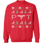 Physical Therapist Ugly Christmas Sweater CustomCat