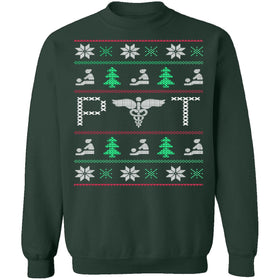 Physical Therapist Ugly Christmas Sweater CustomCat