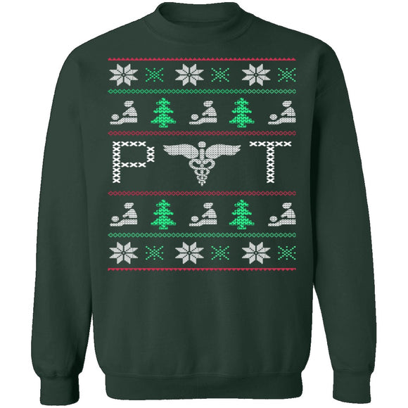 Physical Therapist Ugly Christmas Sweater CustomCat