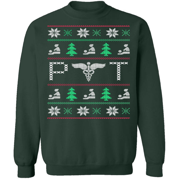 Physical Therapist Ugly Christmas Sweater CustomCat