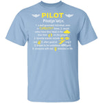 Pilot Definition T-Shirt CustomCat