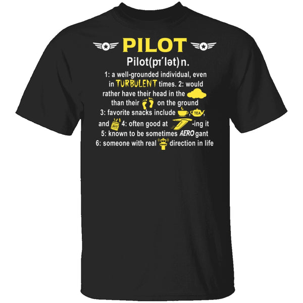 Pilot Definition T-Shirt CustomCat