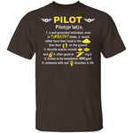 Pilot Definition T-Shirt CustomCat