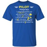 Pilot Definition T-Shirt CustomCat