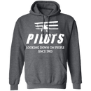 Pilots Looking Down On People T-Shirt CustomCat