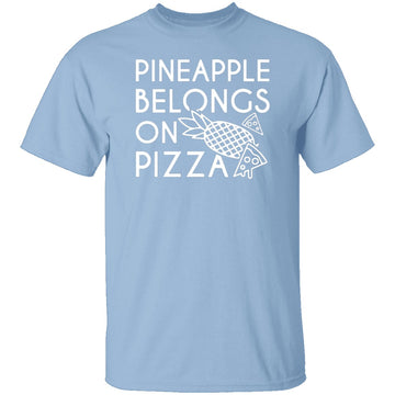 Pineapple Pizza T-Shirt CustomCat