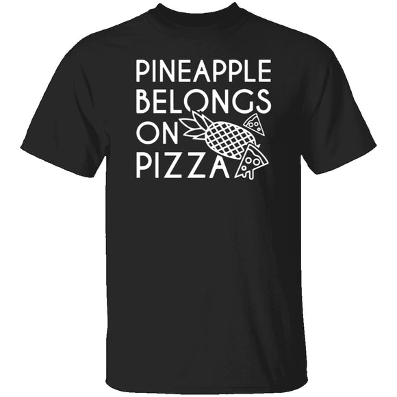 Pineapple Pizza T-Shirt CustomCat