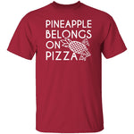 Pineapple Pizza T-Shirt CustomCat