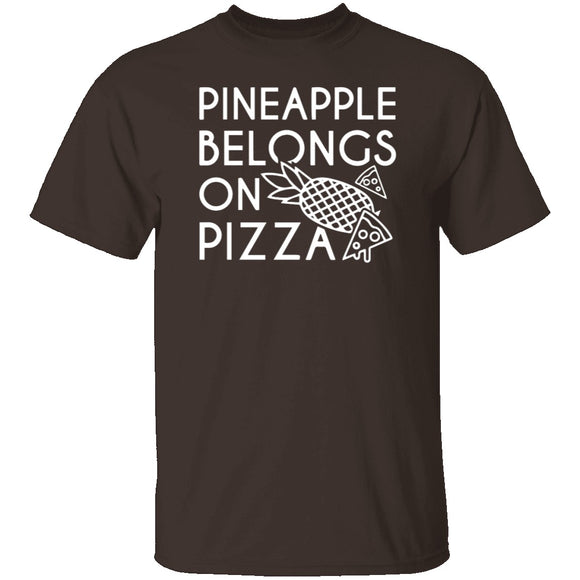 Pineapple Pizza T-Shirt CustomCat
