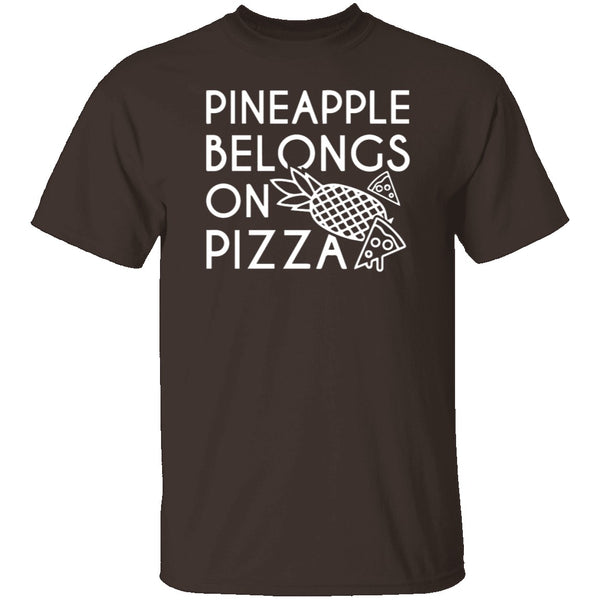 Pineapple Pizza T-Shirt CustomCat
