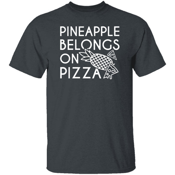 Pineapple Pizza T-Shirt CustomCat