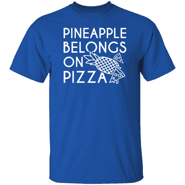 Pineapple Pizza T-Shirt CustomCat