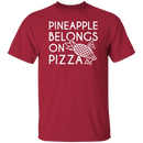 Pineapple Pizza T-Shirt CustomCat