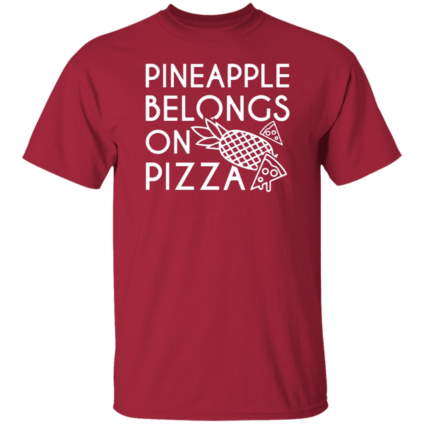 Pineapple Pizza T-Shirt CustomCat
