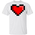 Pixel Heart T-Shirt CustomCat