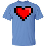 Pixel Heart T-Shirt CustomCat