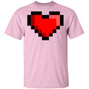 Pixel Heart T-Shirt CustomCat