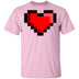 Pixel Heart T-Shirt CustomCat