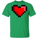 Pixel Heart T-Shirt CustomCat