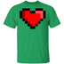 Pixel Heart T-Shirt CustomCat