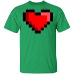 Pixel Heart T-Shirt CustomCat