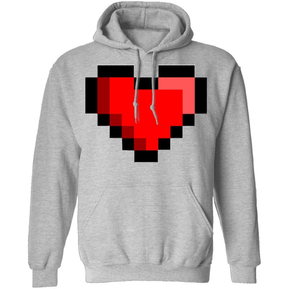 Pixel Heart T-Shirt CustomCat