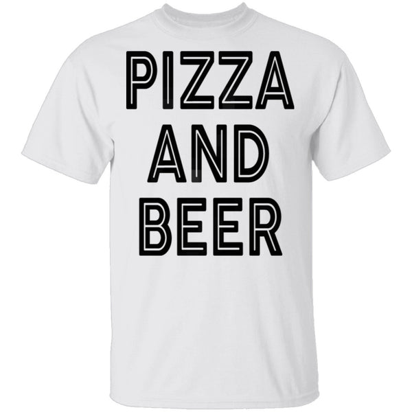 Pizza And Beer T-Shirt CustomCat