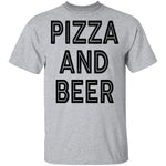 Pizza And Beer T-Shirt CustomCat