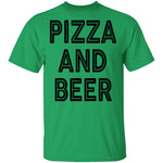 Pizza And Beer T-Shirt CustomCat