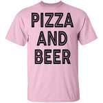 Pizza And Beer T-Shirt CustomCat