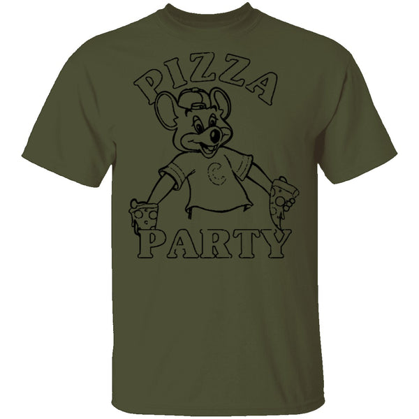Pizza Party Chucky Cheese T-Shirt CustomCat